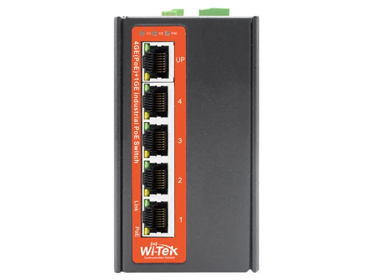 WI-PS305G-I-DC Промышленный неуправляемый PoE коммутатор Wi-Tek