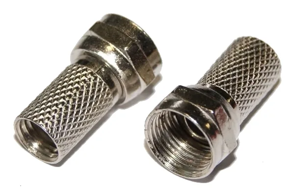 Разъем RG-6 резьбовой, 100шт.