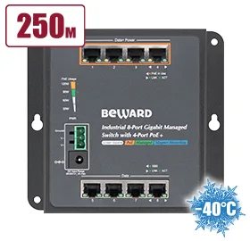 STWP-08HP4 Коммутатор управляемый 8 портов Beward