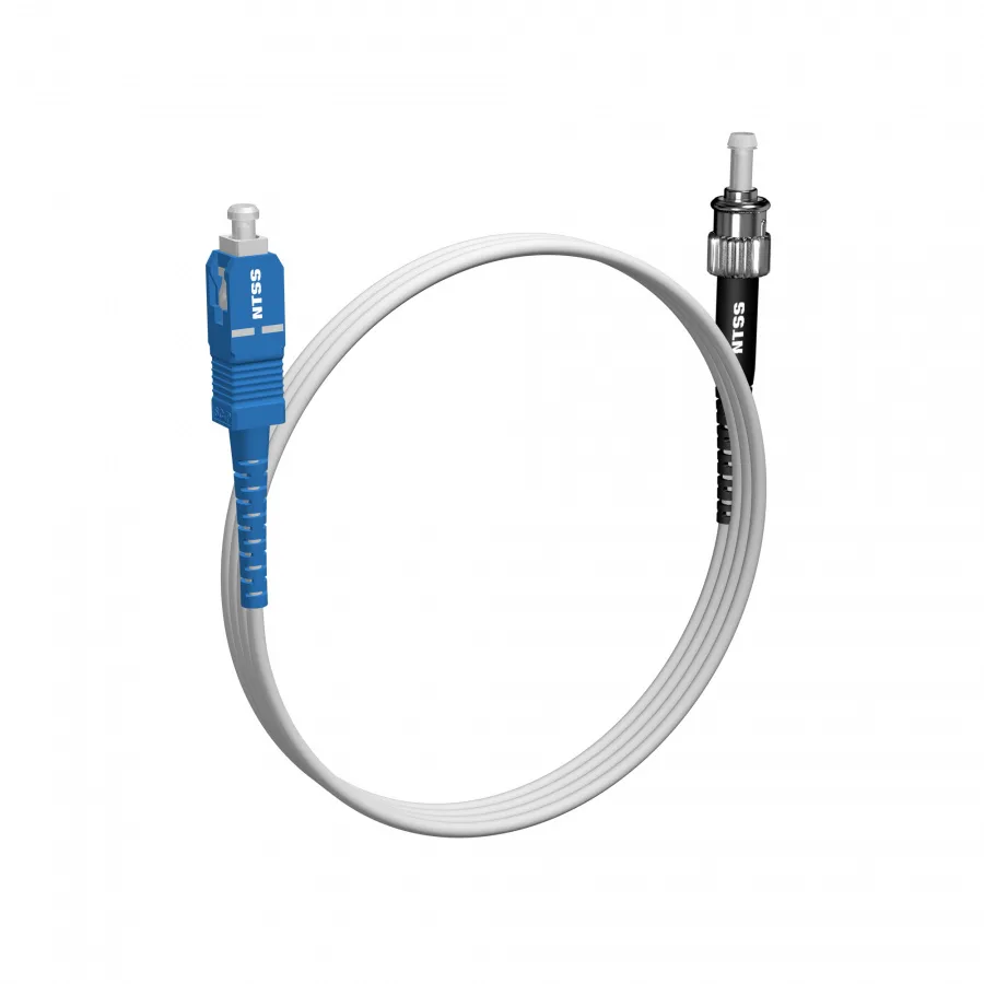Шнур оптический NTSS PREMIUM spc SC/UPC-ST/UPC 9/125 G.657A1 3.0мм 2м LSZH (патч-корд)