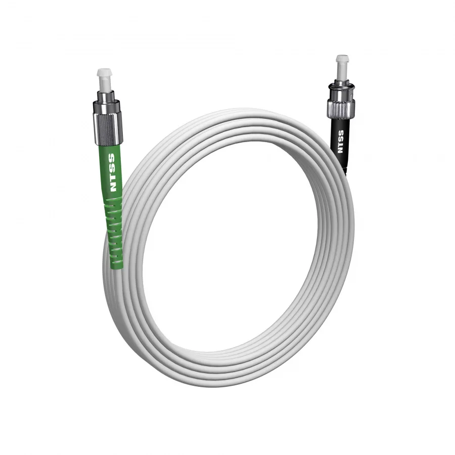 Шнур оптический NTSS spc FC/APC-ST/UPC 9/125 G.657A1 3.0мм 20м LSZH (патч-корд)