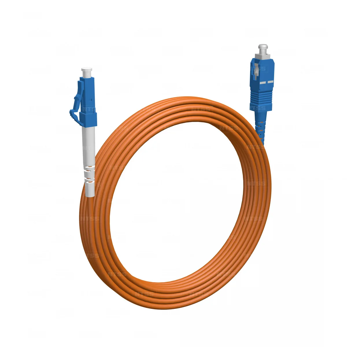 Шнур оптический NTSS spc LC/UPC-SC/UPC 62.5/125 3.0мм 25м LSZH (патч-корд)