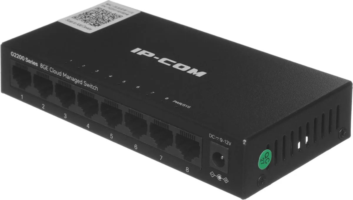 G2208D 8-ми портовый управляемый облачный коммутатор IP-COM