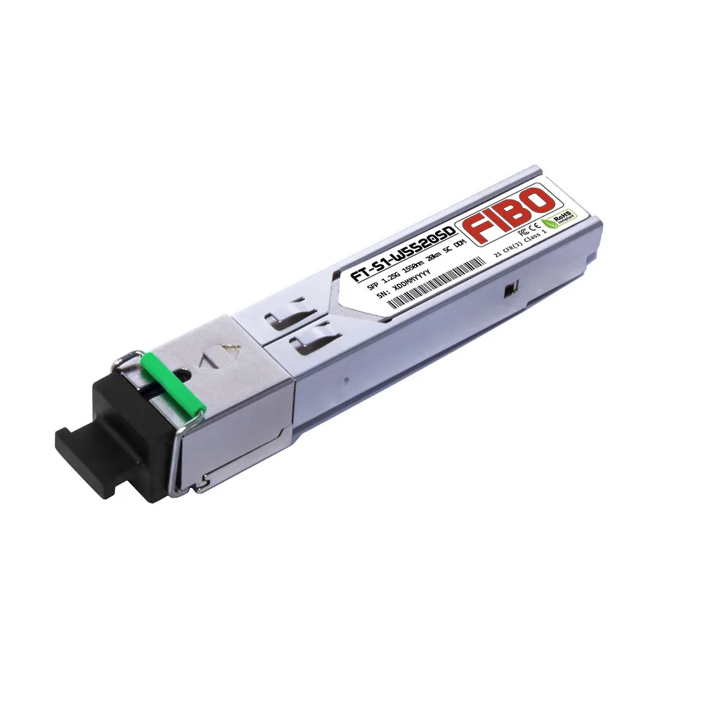 SFP модуль FT, 1.25G, WDM (20 км, TX 1550 нм, SC)
