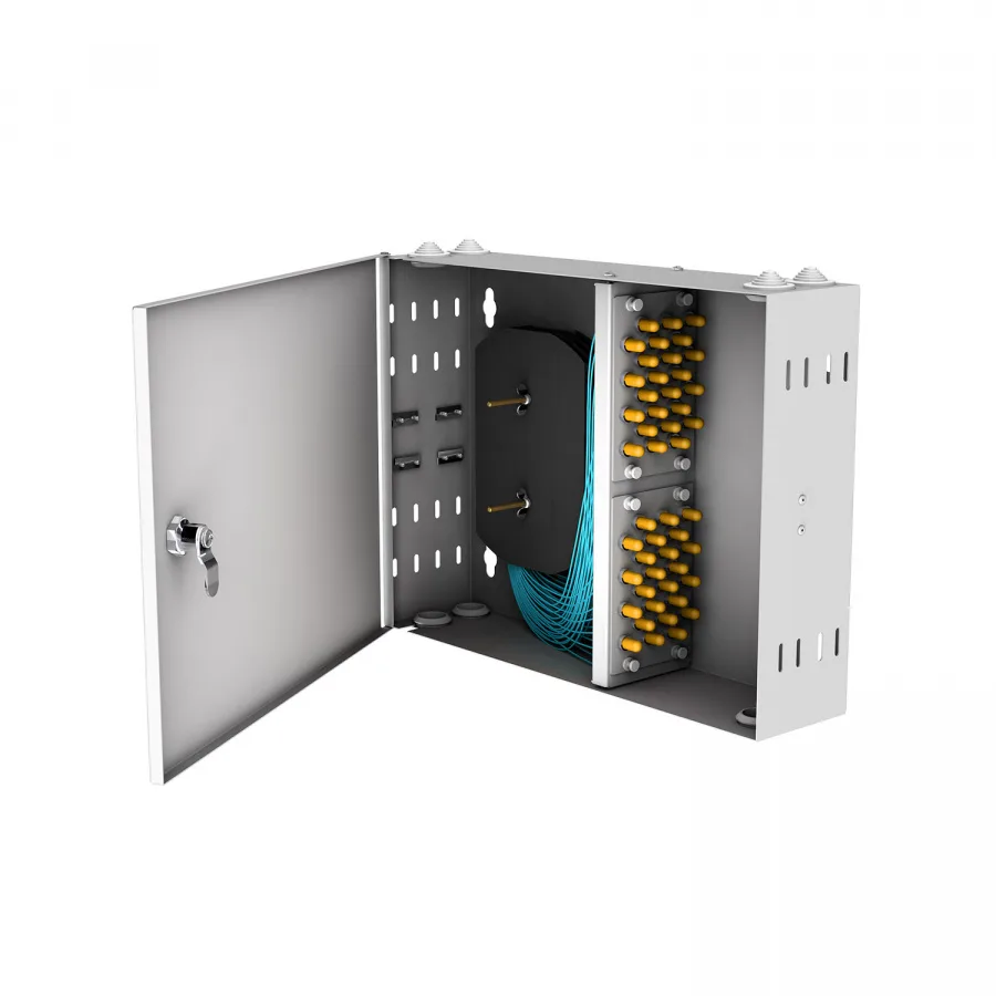 Кросс настенный NTSS PREMIUM, предсобранный, 20 портов ST/UPC, 50/125 мкм OM3