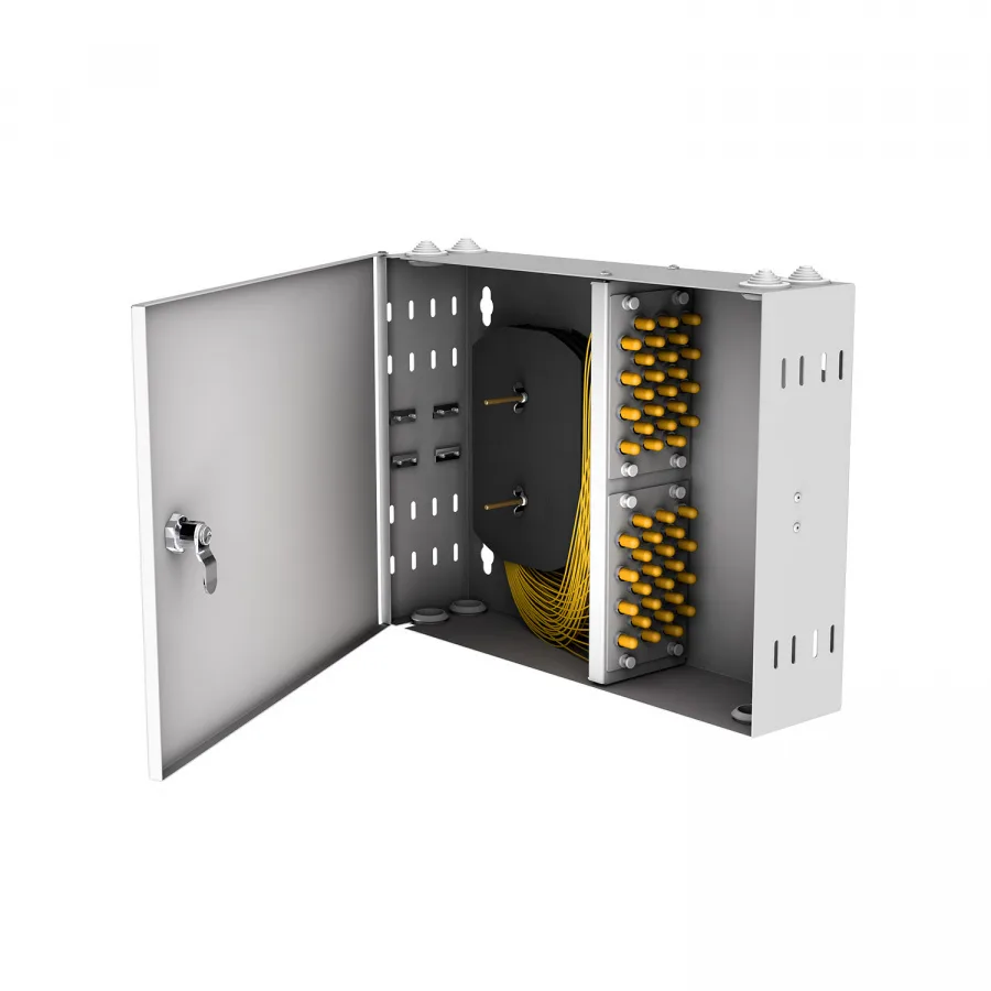 Кросс настенный NTSS PREMIUM, предсобранный, 48 портов ST/UPC, 9/125 мкм