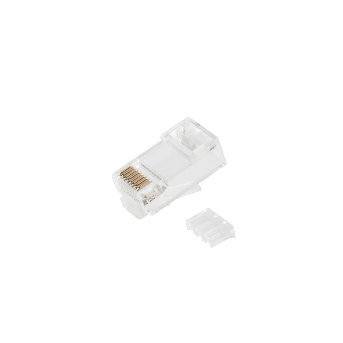 Коннектор NTSS RJ45 UTP 8Р8С CAT6 универсальный, со вставкой (упак. 100 шт)
