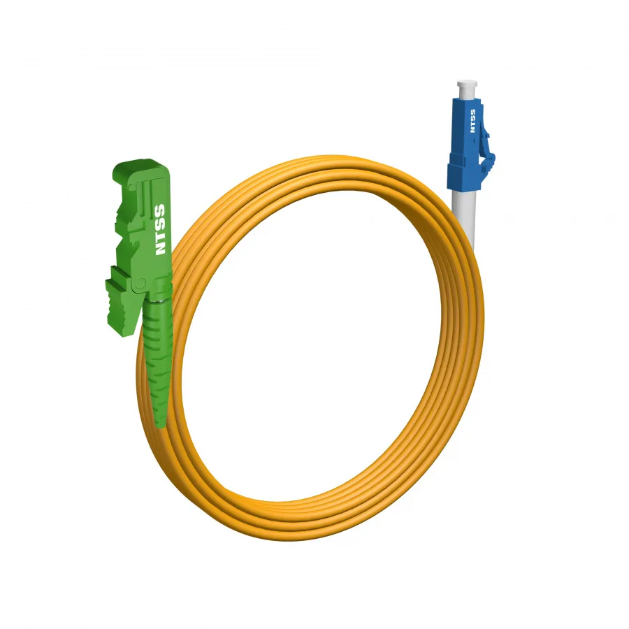 Шнур оптический NTSS spc E2000/APC-LC/UPC 9/125 3.0мм 5м LSZH (патч-корд)