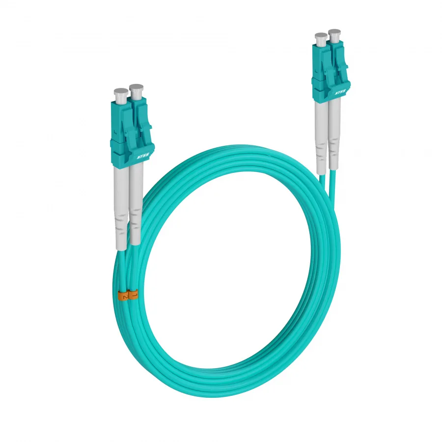 Шнур оптический NTSS PREMIUM dpc LC/UPC-LC/UPC 50/125 OM3 3.0мм 20м LSZH (патч-корд)