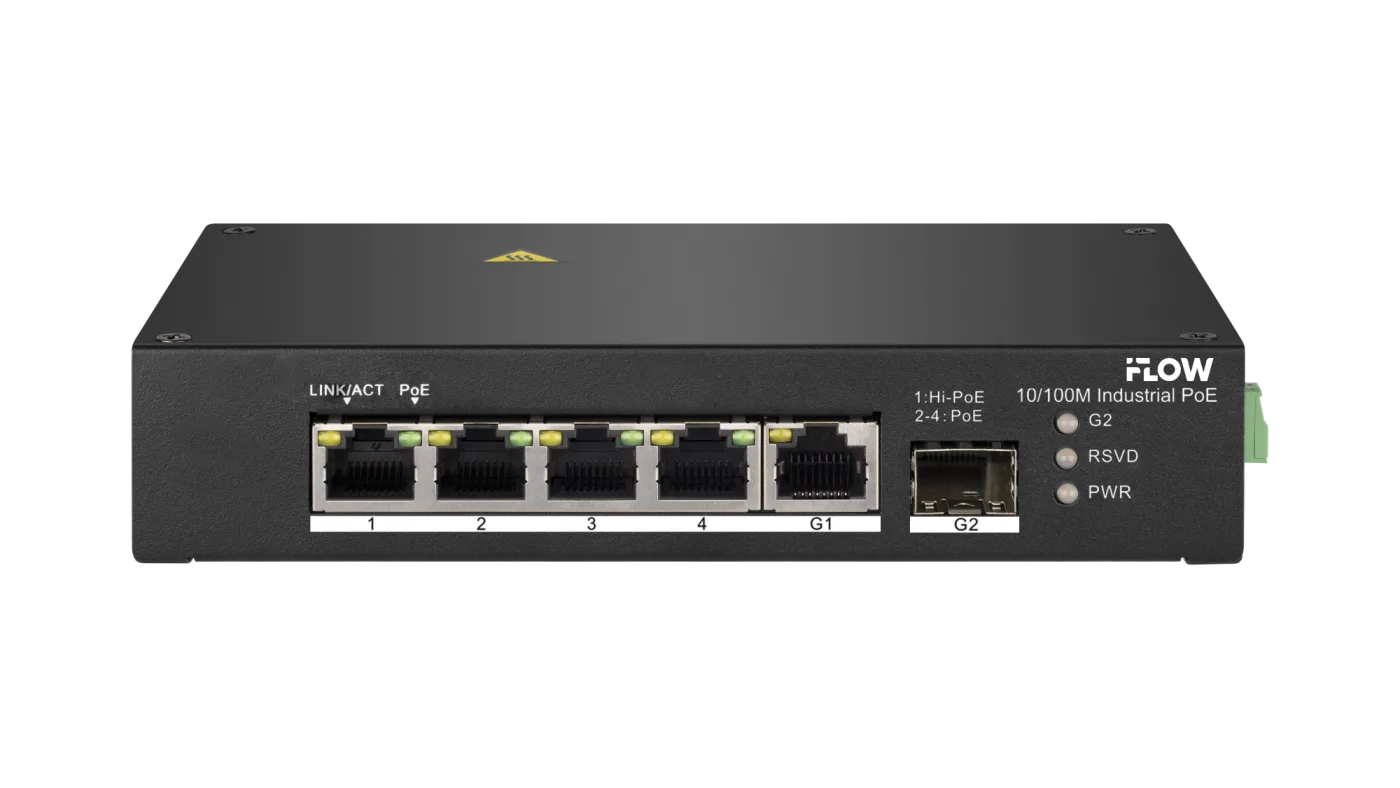 F-SW-IU406HPOE Коммутатор неуправляемый iFlow