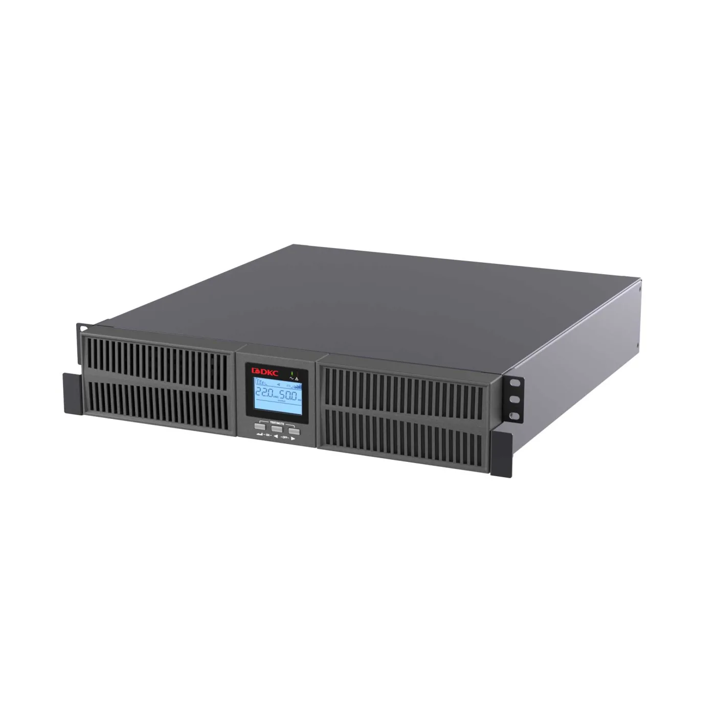 SMALLR2A0PI Онлайн ИБП серии Small Rackmount, 2000 ВА/1800 Вт, 1/1, 8xIEC C13, EPO, USB, RS-232, Rack 2U, з/у 6А, без АКБ DKC