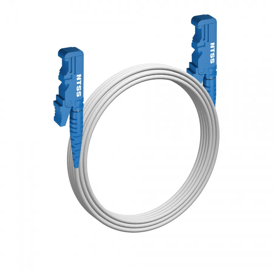 Шнур оптический NTSS spc E2000/UPC-E2000/UPC 9/125 G.657A1 3.0мм 6м LSZH (патч-корд)