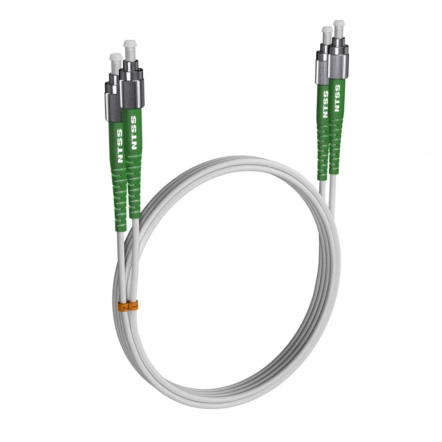 Шнур оптический NTSS dpc FC/APC-FC/APC 9/125 G.657A1 3.0мм 10м LSZH (патч-корд)