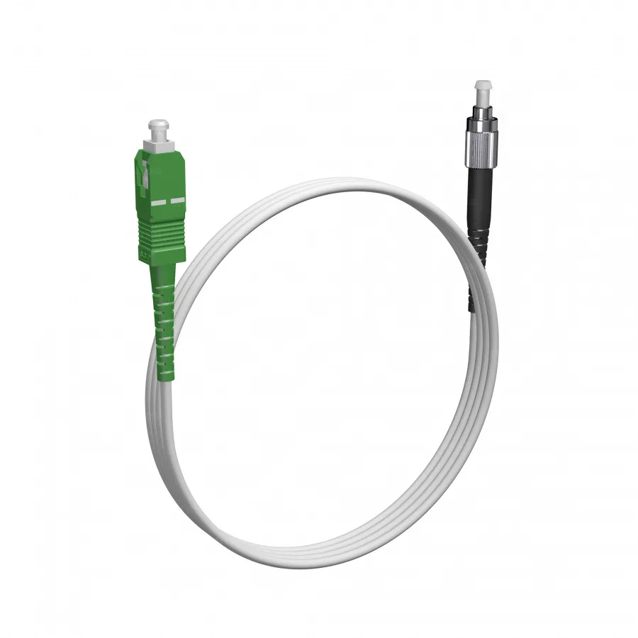 Шнур оптический NTSS spc SC/APC-FC/UPC 9/125 G.657A1 3.0мм 1м LSZH (патч-корд)