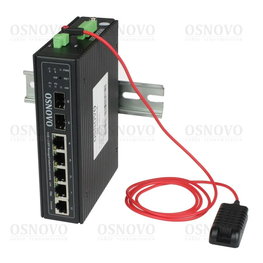 SW-70402/ILS Промышленный управляемый коммутатор Gigabit Ethernet OSNOVO