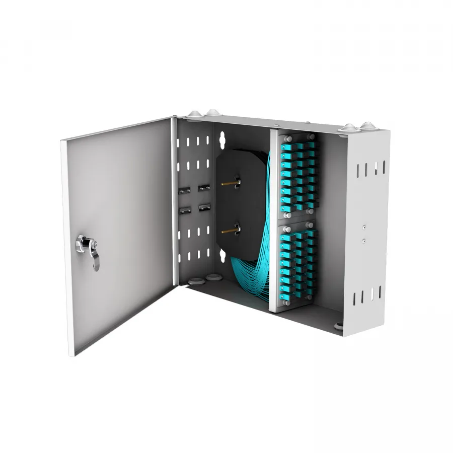 Кросс настенный NTSS PREMIUM, предсобранный, 32 порта SC/UPC, 50/125 мкм OM3