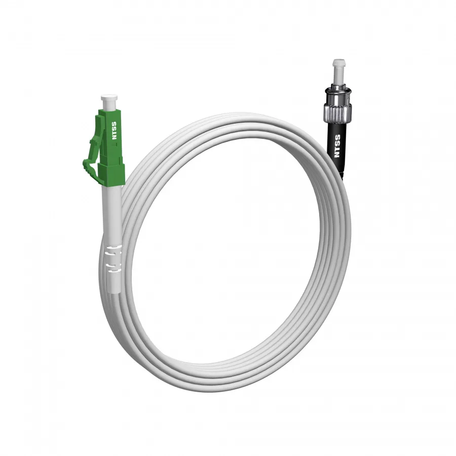 Шнур оптический NTSS spc LC/APC-ST/UPC 9/125 G.657A1 3.0мм 8м LSZH (патч-корд)