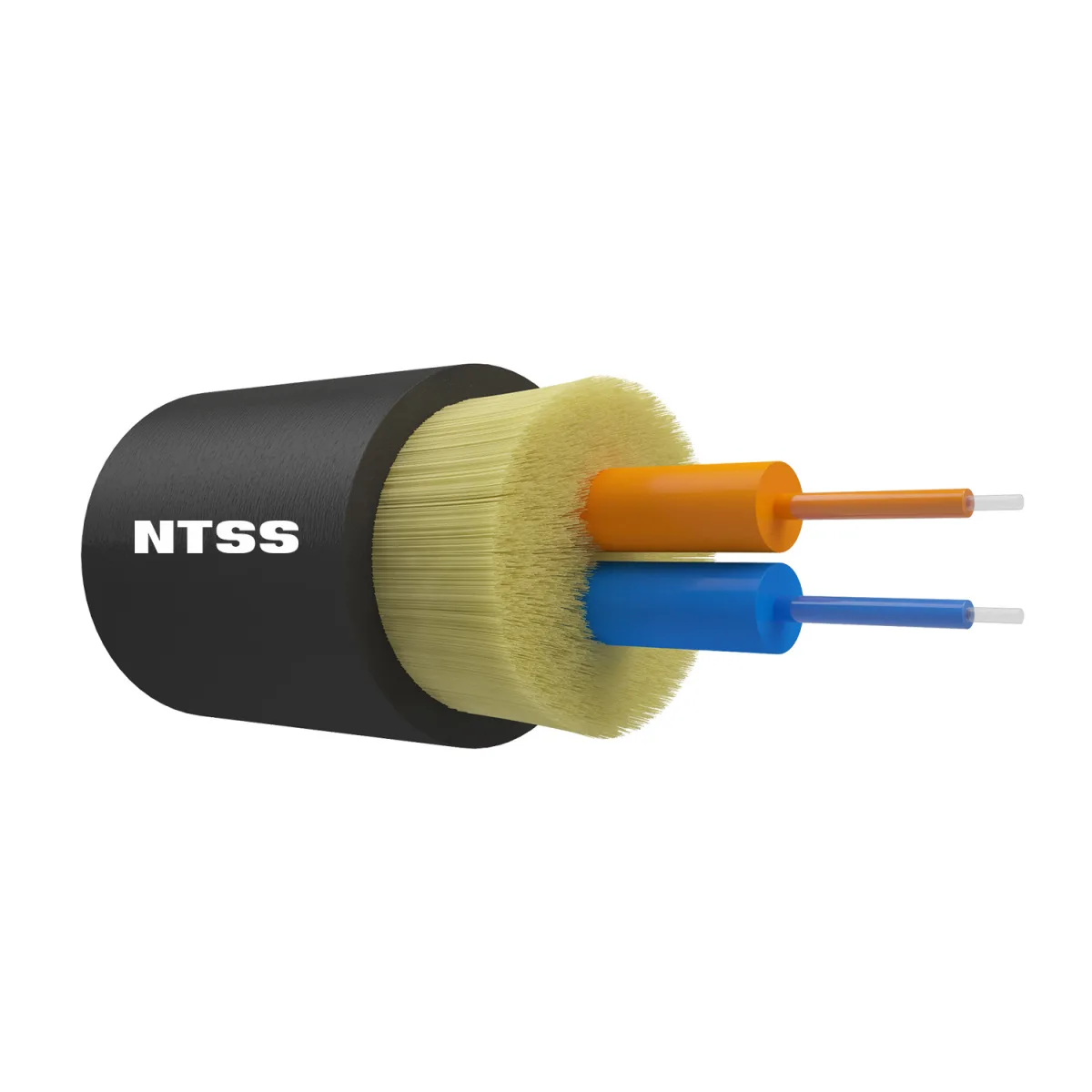 Оптический кабель распределительный NTSS PREMIUM IN/OUT, 2 волокна OM3, 50/125, LSZH(нг(A)-HF), черный
