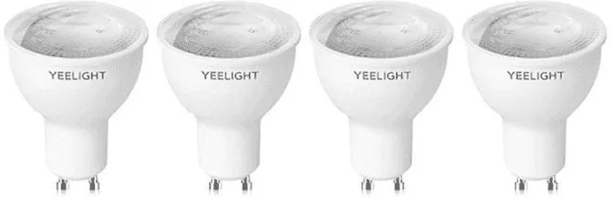 Умная лампочка Yeelight GU10 Smart Bulb W1 Dimmable Белая 4 шт
