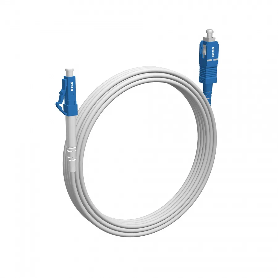 Шнур оптический NTSS spc LC/UPC-SC/UPC 9/125 G.657A1 3.0мм 6м LSZH (патч-корд)