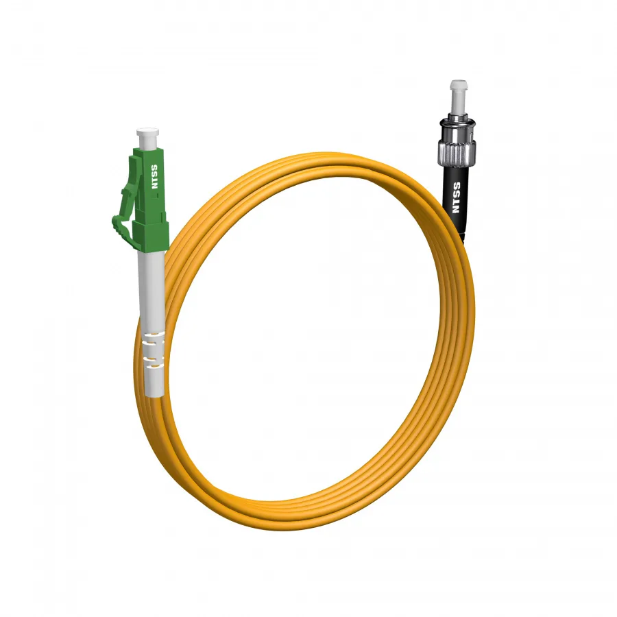 Шнур оптический NTSS PREMIUM spc LC/APC-ST/UPC 9/125 3.0мм 4м LSZH (патч-корд)