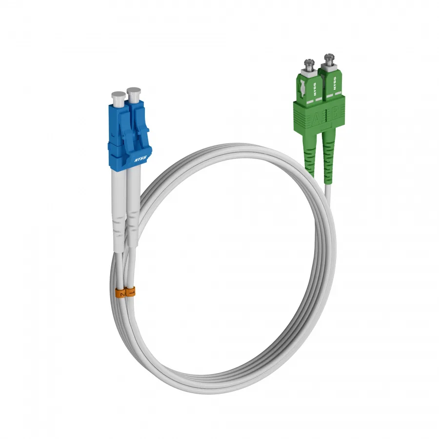 Шнур оптический NTSS dpc LC/UPC-SC/APC 9/125 G.657A1 3.0мм 5м LSZH (патч-корд)