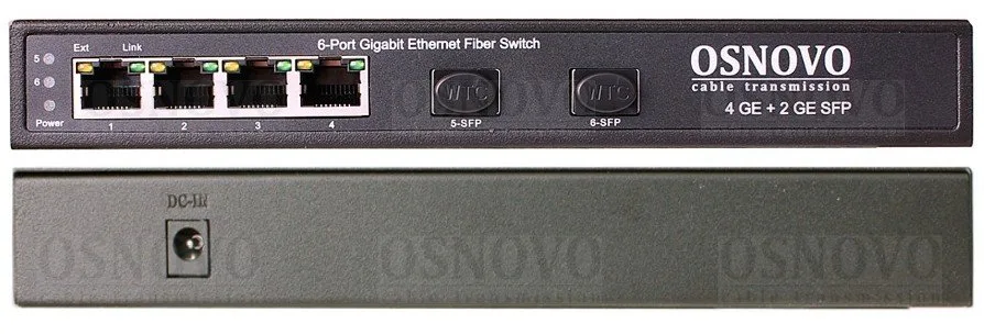 SW-7042 Коммутатор Gigabit Ethernet на 4 порта OSNOVO