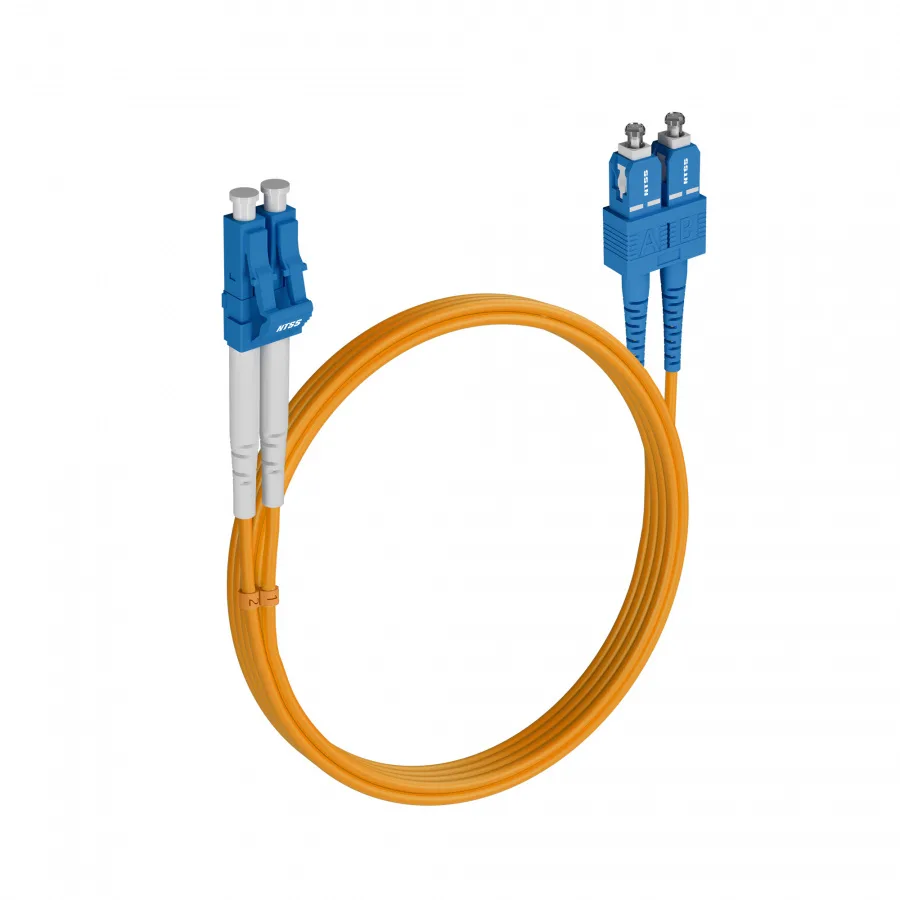 Шнур оптический NTSS dpc LC/UPC-SC/UPC 9/125 2.0мм 1м LSZH (патч-корд)