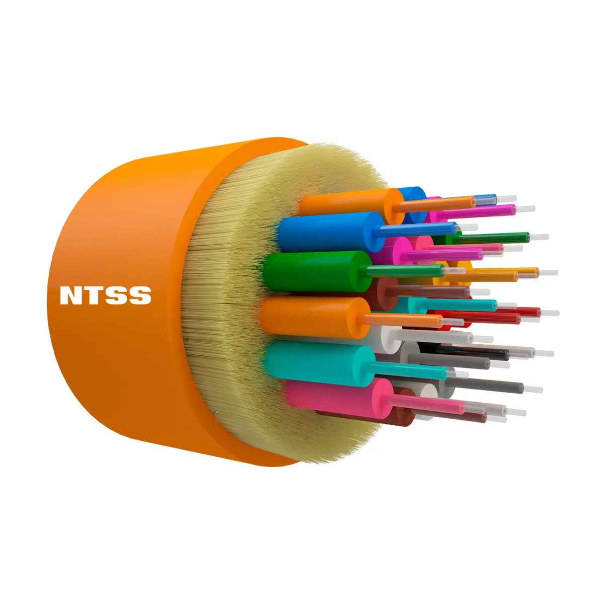 Оптический кабель внутренний NTSS 24 волокна OM2, 50/125, LSZH, оранжевый