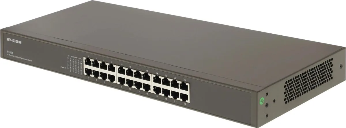 F1024 24-х портовый неуправляемый коммутатор IP-COM