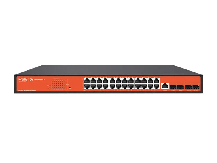 WI-PCMS528F-L3 Управляемый коммутатор PoE Wi-Tek