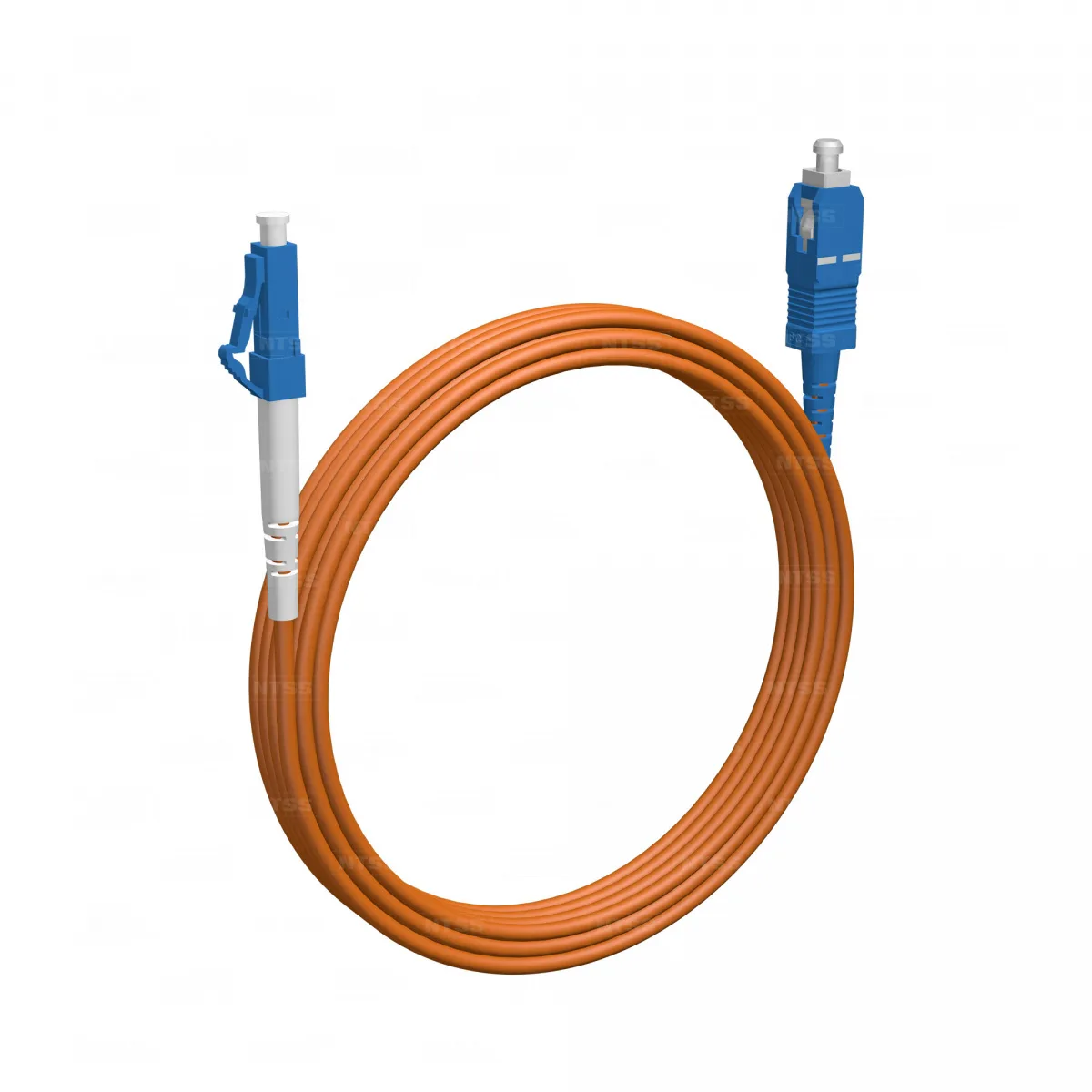 Шнур оптический NTSS spc LC/UPC-SC/UPC 62.5/125 3.0мм 8м LSZH (патч-корд)