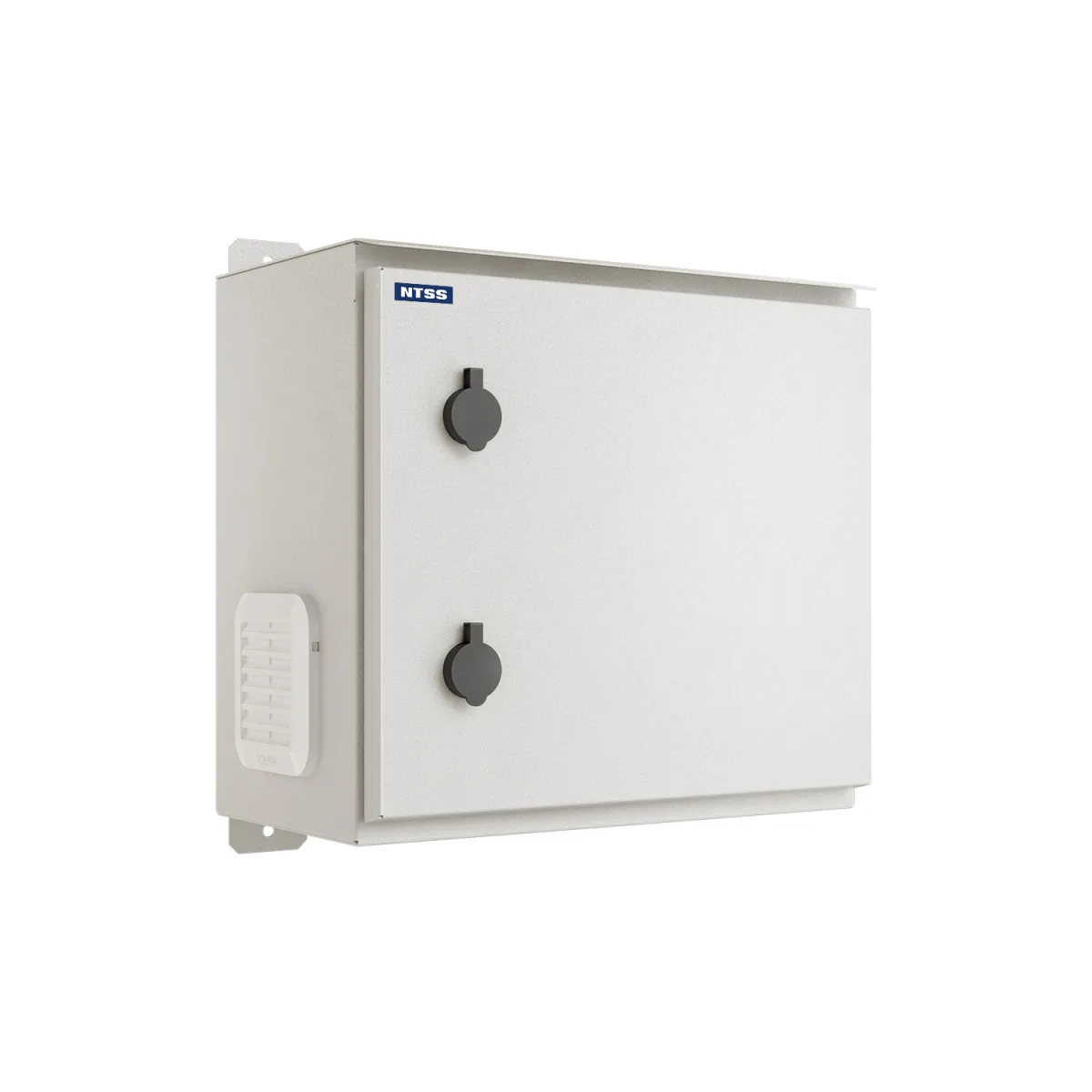 Шкаф настенный NTSS WTR (ШхВхГ) 400x400x350 мм, с монтажной платой, вентиляцией, IP55, серый RAL7035