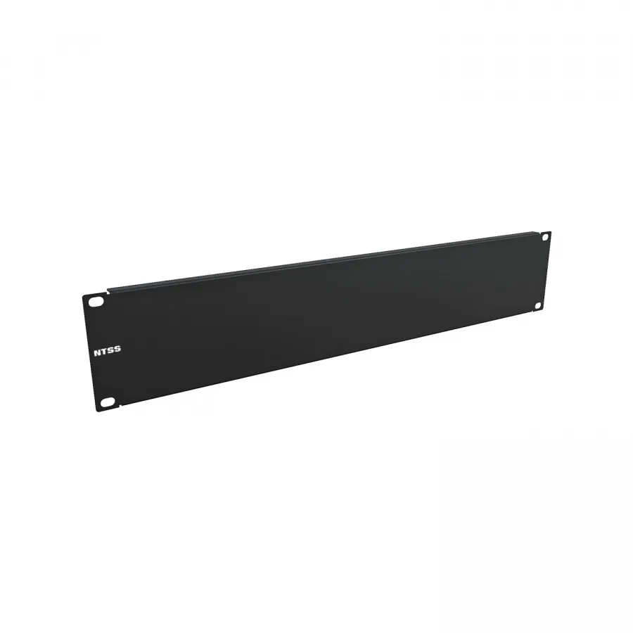 Панель 2U заглушка NTSS, крепление 19 2U, черный RAL 9005