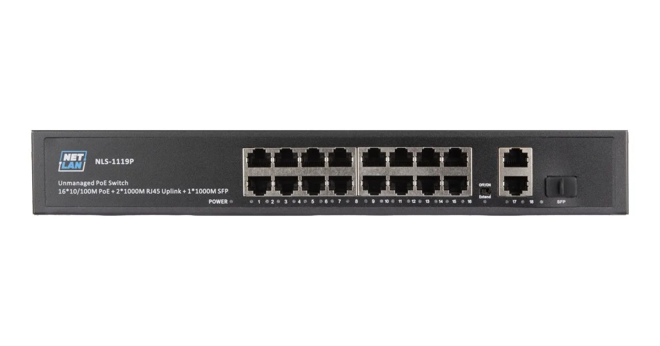 NLS-1119P Коммутатор неуправляемый NETLAN