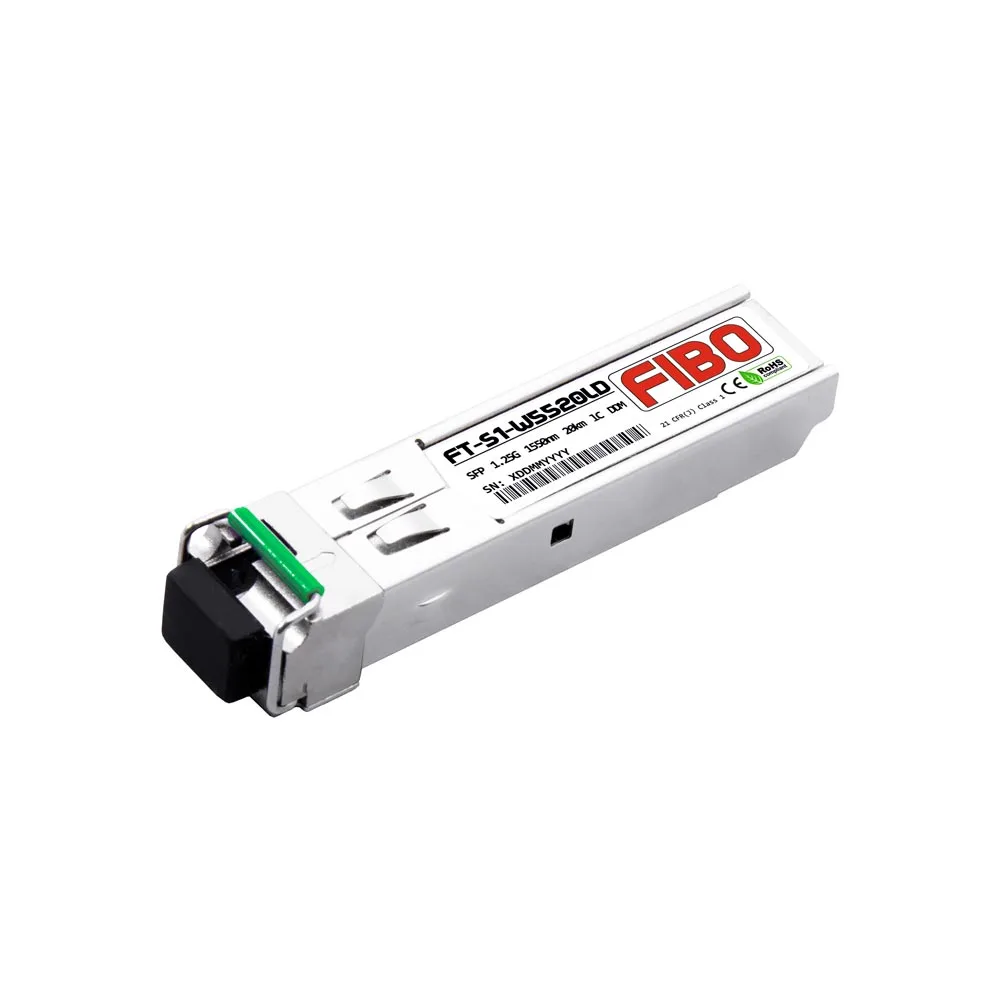 SFP модуль FT, 1.25G, DDM (20 км, TX 1550 нм, LC)