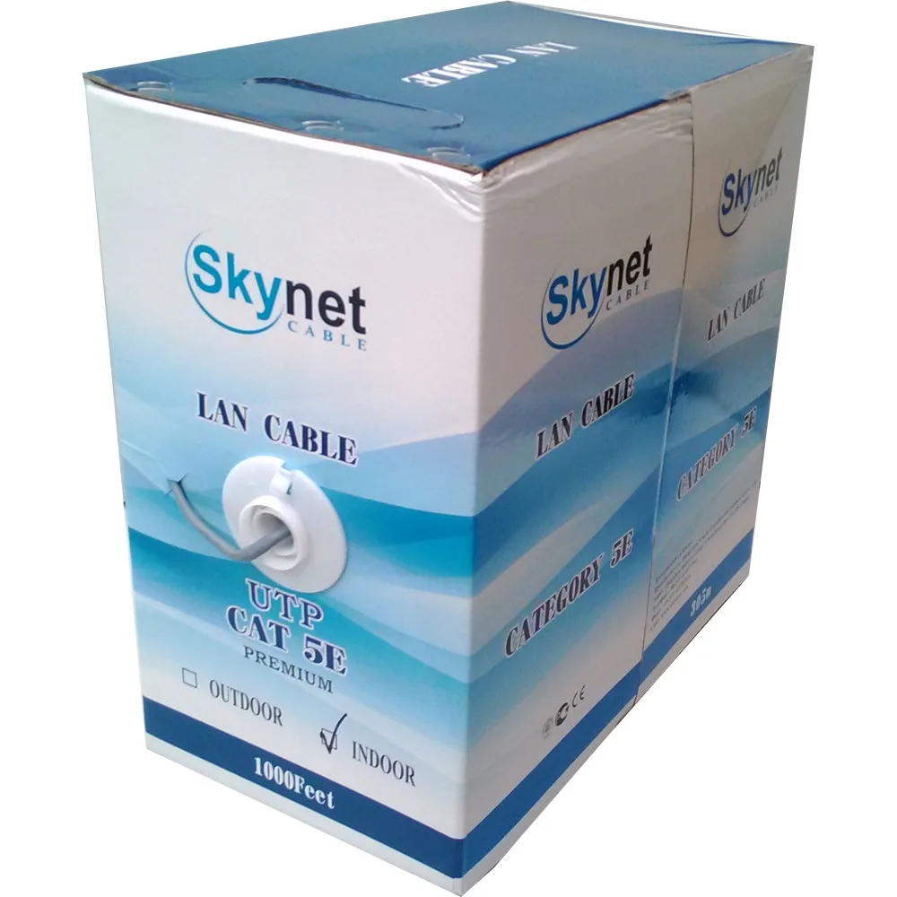 Кабель SkyNet Light UTP 4 пары, Кат.5е, внутренний, 305м