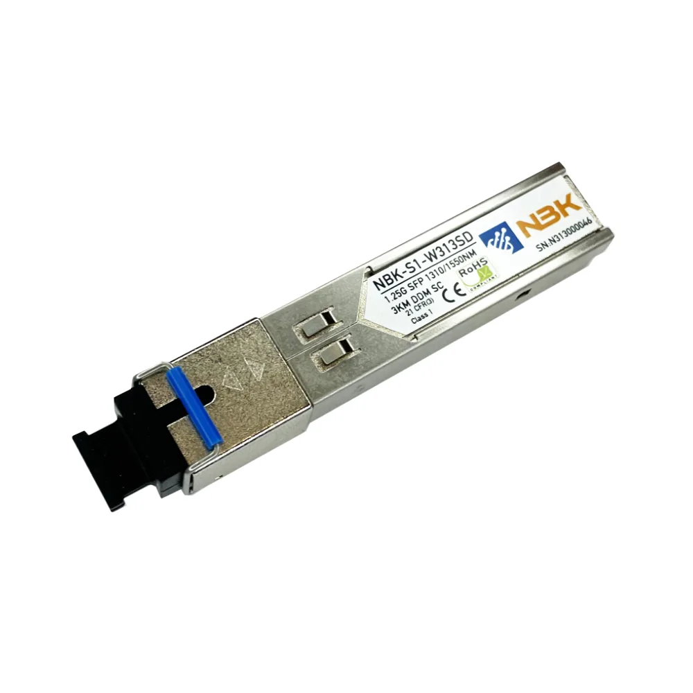 SFP модуль NBK NB-S1-W313SD 1.25G, WDM (3км, 1310nm, DDM)