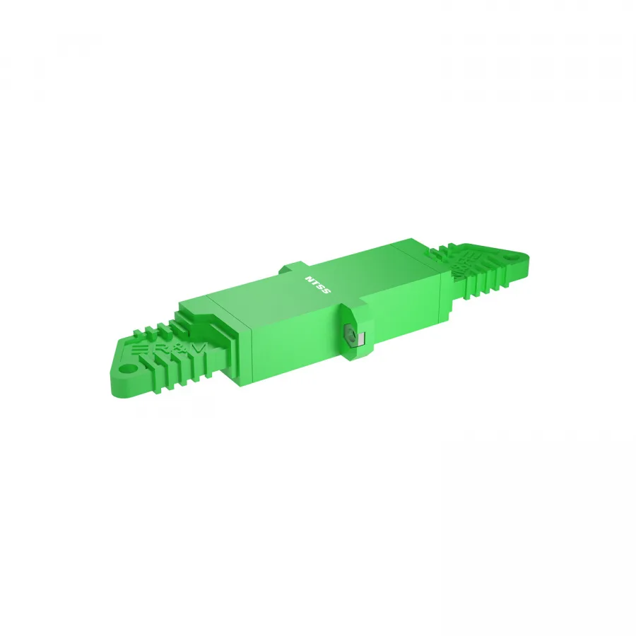 Адаптер оптический NTSS PREMIUM Е2000/APC SM GREEN