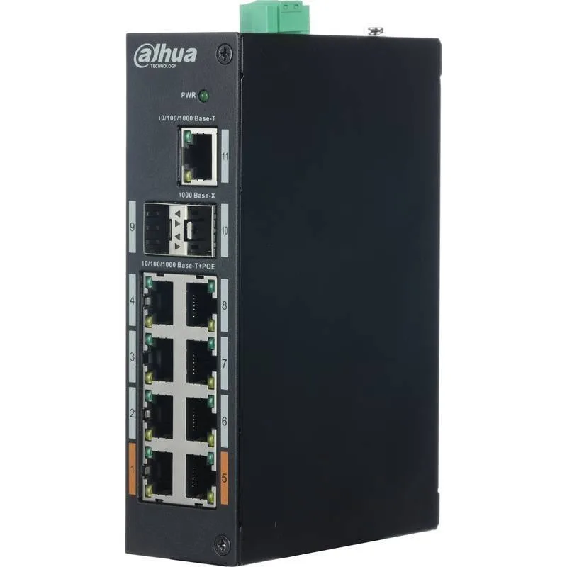 DH-PFS3211-8GT 11-портовый неуправляемый коммутатор Dahua