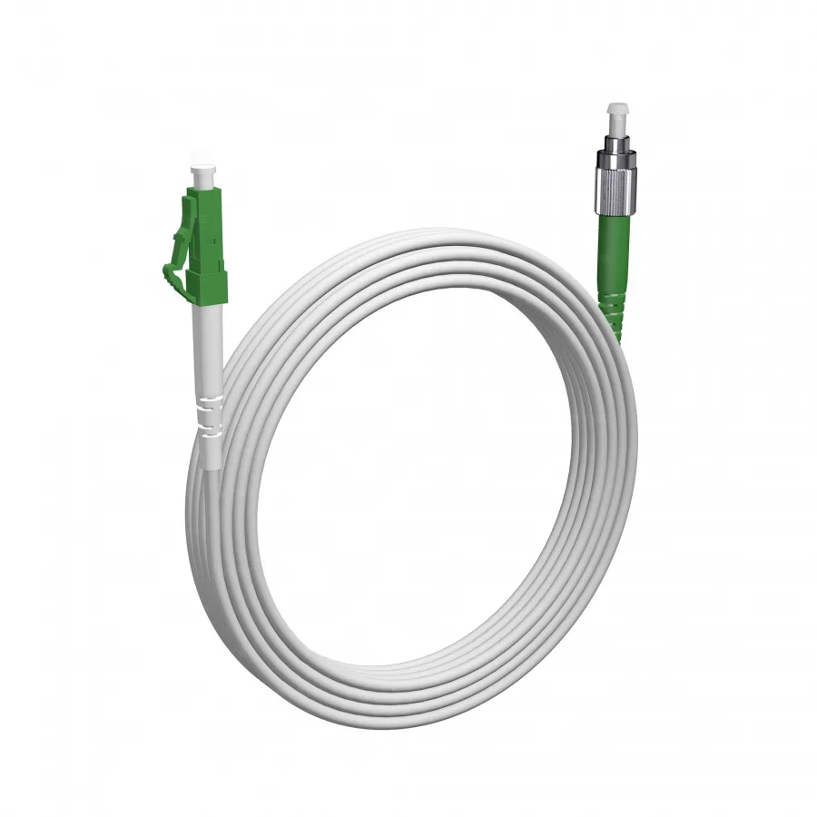 Шнур оптический NTSS spc LC/APC-FC/APC 9/125 G.657A1 2.0мм 20м LSZH (патч-корд)