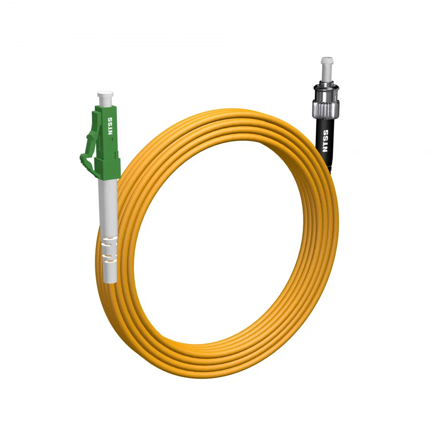 Шнур оптический NTSS spc LC/APC-ST/UPC 9/125 3.0мм 20м LSZH (патч-корд)