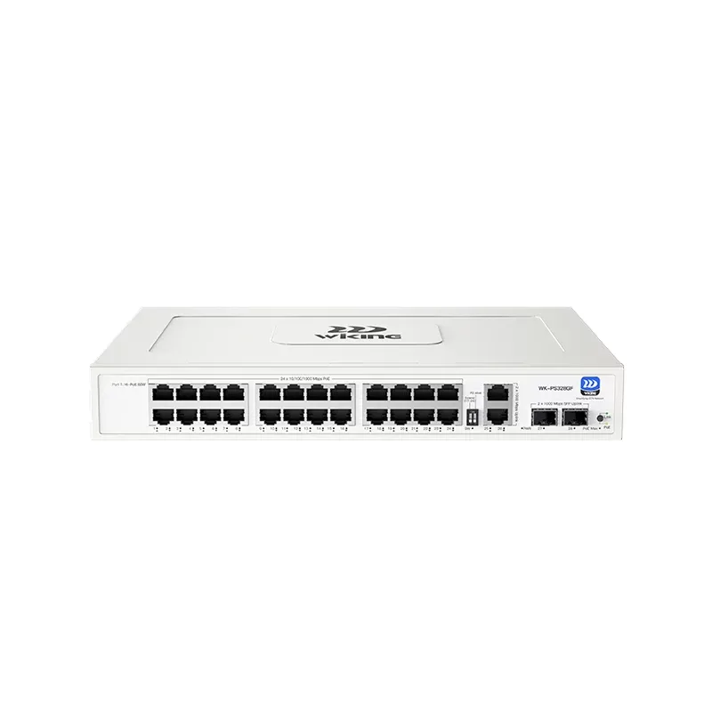 WK-PS328GF 24-х Портовый неуправляемый PoE коммутатор Wi-Tek