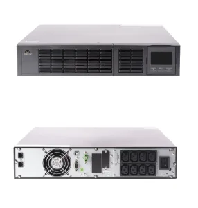 GL-UPS-OL02pf-1-1/6*9a ИБП 2000ВА/2000Вт (1/1 однофазный), ток зарядного устройства 1-8А, 2U, глубина 630 мм, 6 акб NIKOMAX