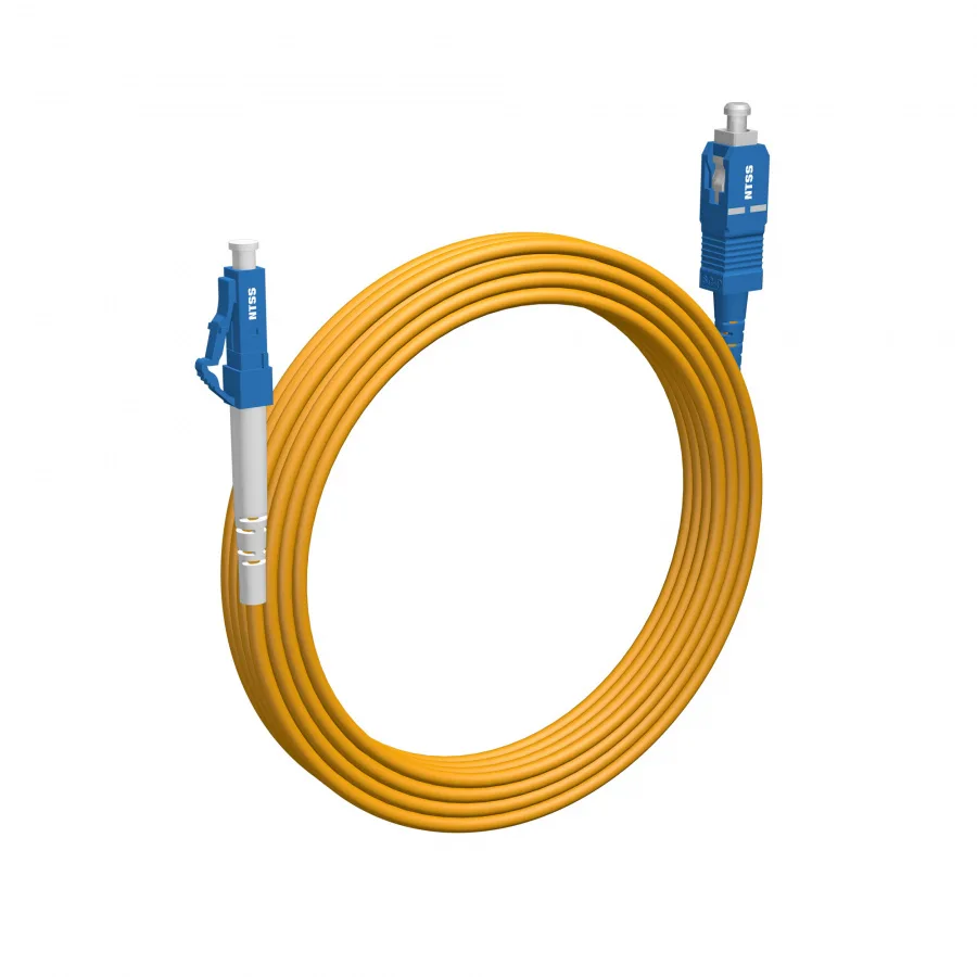 Шнур оптический NTSS PREMIUM spc LC/UPC-SC/UPC 9/125 3.0мм 25м LSZH (патч-корд)