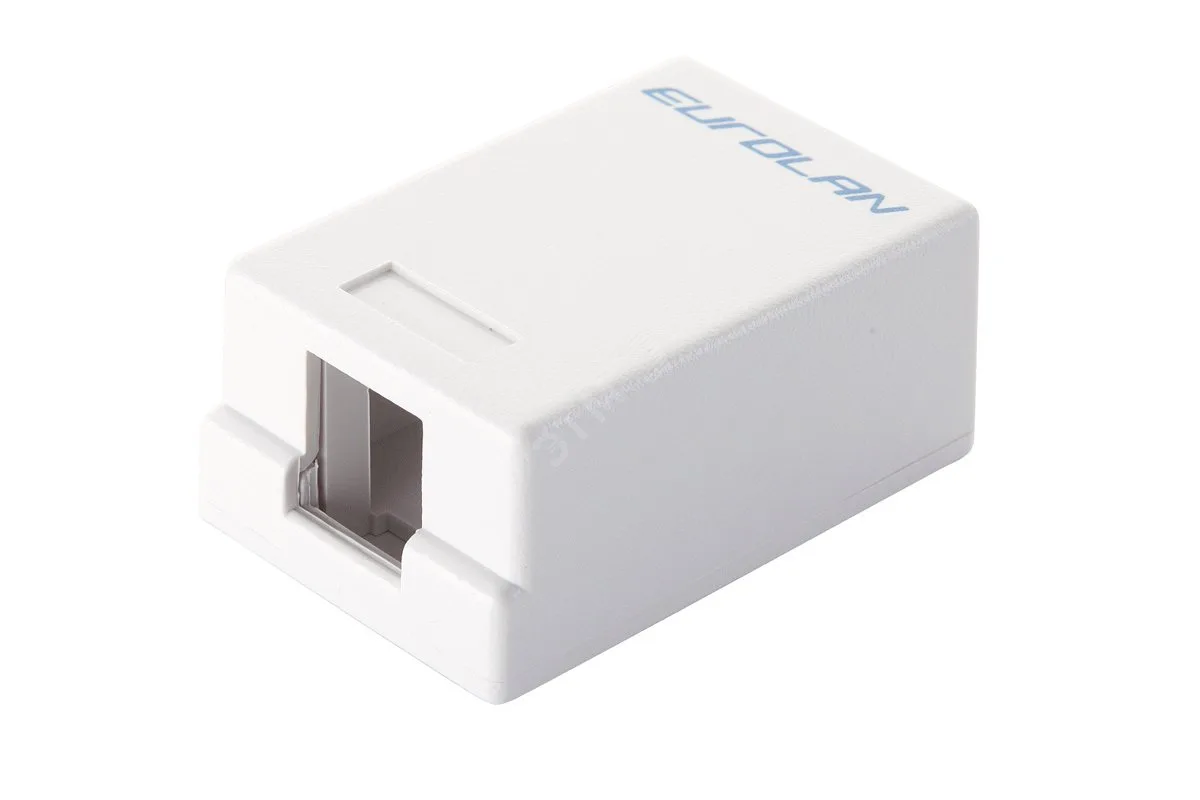 Розетка RJ45, 1порт, cat 5e, Eurolan