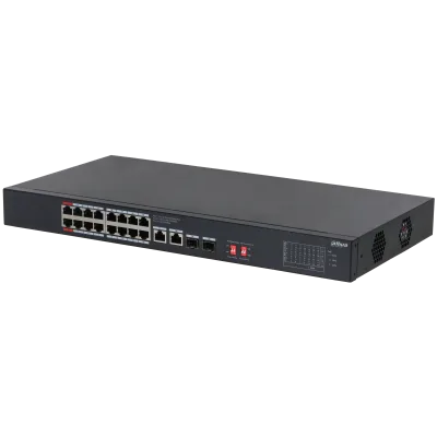 DH-S3220-16GT-240 16-портовый неуправляемый гигабитный коммутатор с PoE Dahua