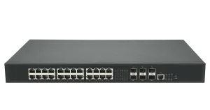 GL-SW-G302-30TC Управляемый коммутатор L3 , Stack, 24*1/2.5 Гбит/с BaseT, 6*1/10Гбит/с SFP+, 1*блок питания NIKOMAX
