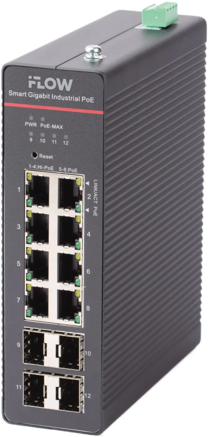 F-SW-IM612HPOE-PM-8G4GO Смарт-управляемый коммутатор iFlow