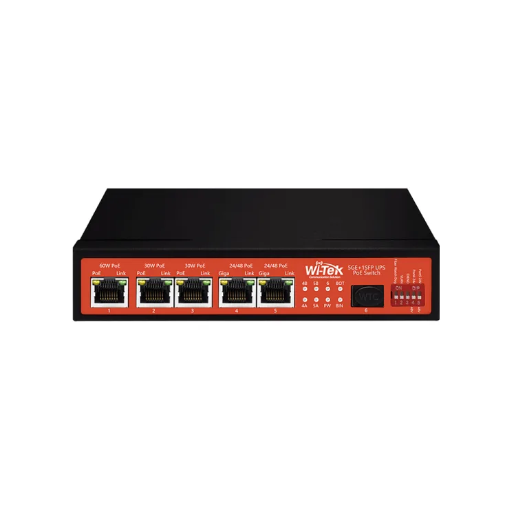 WI-PS306GF-UPS v4 6-ти Портовый неуправляемый коммутатор Wi-Tek